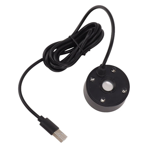 Mist Maker USB Colorful LED Lights 5V Ultra Sound Fountain Atomizer for Pond Rockery Fish Tank Sink Black In Australia - Darrahopens