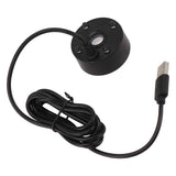Mist Maker USB Colorful LED Lights 5V Ultra Sound Fountain Atomizer for Pond Rockery Fish Tank Sink Black