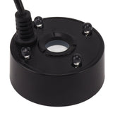 Mist Maker USB Colorful LED Lights 5V Ultra Sound Fountain Atomizer for Pond Rockery Fish Tank Sink Black