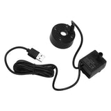 Mist Maker USB Fog Maker with Pump LED Colorful Lighting Fountain Atomizer Humidifier 5V Fog Machine for Pond Garden Office Black In Australia - Darrahopens