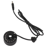 Mist Maker 12LED Beads Colorful DC 5V Interface Waterproof Ultrasound Water Fountain Fogger for Pond Halloween Party