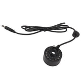 Mist Maker 12LED Beads Colorful DC 5V Interface Waterproof Ultrasound Water Fountain Fogger for Pond Halloween Party
