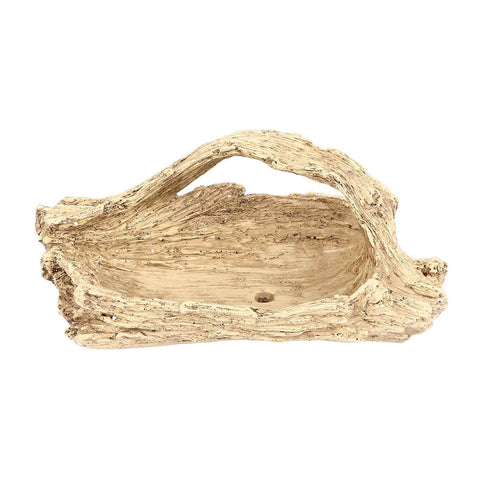 Artificial Driftwood Succulent Planter Faux Wood Resin Succulent Planter for Windowsill Desktop Coffee Table In Australia - Darrahopens