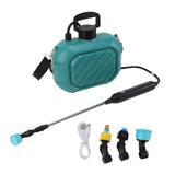 Battery Powered Sprayer 5L Rechargeable Portable Electric Garden Sprayer with Telescopic Wand and Shoulder Strap for Home Lawn Blue In Australia - Darrahopens