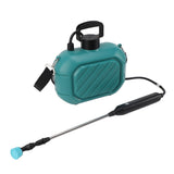 Battery Powered Sprayer 5L Rechargeable Portable Electric Garden Sprayer with Telescopic Wand and Shoulder Strap for Home Lawn Blue