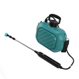 Battery Powered Sprayer 5L Rechargeable Portable Electric Garden Sprayer with Telescopic Wand and Shoulder Strap for Home Lawn Blue