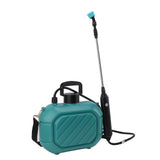 Battery Powered Sprayer 5L Rechargeable Portable Electric Garden Sprayer with Telescopic Wand and Shoulder Strap for Home Lawn Blue