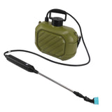 Battery Powered Sprayer 5L Rechargeable Portable Electric Garden Sprayer with Telescopic Wand and Shoulder Strap for Home Lawn Green In Australia - Darrahopens