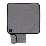 Portable Heated Seat Cushion USB Heated Seat Cushion Adjustable Temperature Heated Chair Cushion for Fishing Camping Light Gray