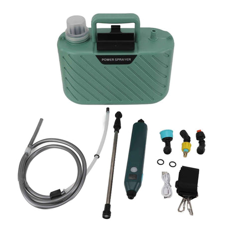 Electric Plant Sprayer Battery Powered 5L with 3 Nozzles Retractable Wand Adjustable Shoudler Strap Garden Sprayer for Lawn Green In Australia - Darrahopens