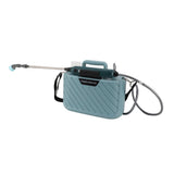 Electric Plant Sprayer Battery Powered 5L with 3 Nozzles Retractable Wand Adjustable Shoudler Strap Garden Sprayer for Lawn Blue