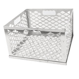 Charcoal Basket Detachable Design Portable Rugged Durable Stainless Steel Charcoal Fire Basket for Barbecue
