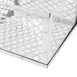 Charcoal Basket Detachable Design Portable Rugged Durable Stainless Steel Charcoal Fire Basket for Barbecue