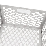 Charcoal Basket Detachable Design Portable Rugged Durable Stainless Steel Charcoal Fire Basket for Barbecue