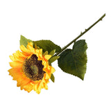 Simulation Sunflower Pastoral Style Artificial Flower False Silk Sunflower for Home Decoration Yellow In Australia - Darrahopens