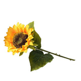 Simulation Sunflower Pastoral Style Artificial Flower False Silk Sunflower for Home Decoration Yellow In Australia - Darrahopens
