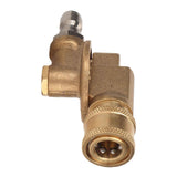 Quick Connecting Pivoting Coupler Attachment 1/4in for Pressure Washer Nozzle Adjustable 4500psi Garden Supplies 7 Level In Australia - Darrahopens