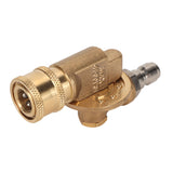 Quick Connecting Pivoting Coupler Attachment 1/4in for Pressure Washer Nozzle Adjustable 4500psi Garden Supplies 7 Level