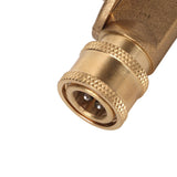 Quick Connecting Pivoting Coupler Attachment 1/4in for Pressure Washer Nozzle Adjustable 4500psi Garden Supplies 7 Level