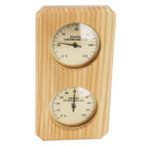 Wooden Sauna Hygrothermograph Golden Plate 0 to 120 Celsius 0 to 100 Humidity Sauna Thermometer for Indoor Family In Australia - Darrahopens