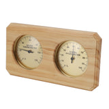 Wooden Sauna Thermometer Hygrometer 2 in 1 Humidity Temperature Measurement Indoor Thermometer Humidity Gauge for Hotel Sauna Room