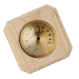 Wooden Sauna Hygrothermograph Wall Mounted Reliable High Accuracy Sauna Humidity Temperature for Indoor
