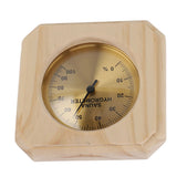 Wooden Sauna Hygrothermograph Wall Mounted Reliable High Accuracy Sauna Humidity Temperature for Indoor