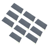 10PCS Sandless Sand Bags Drawstring Flood Water Barriers Polyester 9.8x19.7in Dam Bag for Basement Garage Anti Flood Grey
