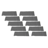 10pcs Flood Sandbags Professional Empty Rain Proof Drawstring Flood Control Sandbags for House Door Garage Basement Grey