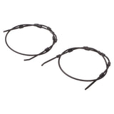 2PCS Replacement Tree Stand Cables 65 Inch Stainless Steel Plastic Climbing Treestand Cables for Hunting Accessories