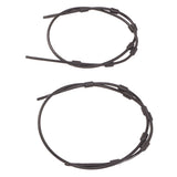 2PCS Replacement Tree Stand Cables 65 Inch Stainless Steel Plastic Climbing Treestand Cables for Hunting Accessories