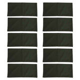 10pcs Flood Sandbags Empty Thickened 600D Polyester Bendable Drawstring Flood Control Bags for Door Garage Basement Dark Green In Australia - Darrahopens