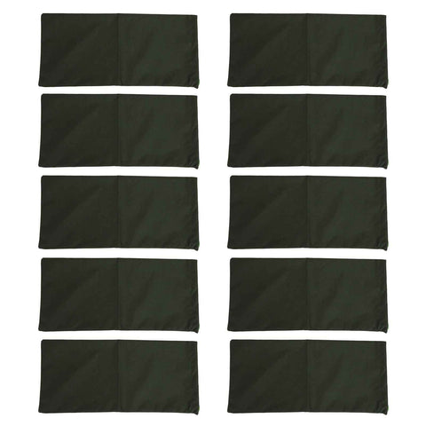 10pcs Flood Sandbags Empty Thickened 600D Polyester Bendable Drawstring Flood Control Bags for Door Garage Basement Dark Green In Australia - Darrahopens