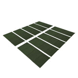 10pcs Flood Sandbags 600D Polyester Flood Prevention Bag Reusable Flood Barrier Bag for House Door Window Garage Basement Dark Green In Australia - Darrahopens