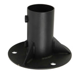 Chain Link Fence Pole Floor Flange Base Flange Heavy Solid Fence Post Concrete Mount for Holding Fence Mailbox Flag Round Posts 52mm / 2.0in In Australia - Darrahopens