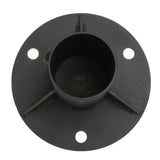 Chain Link Fence Pole Floor Flange Base Flange Heavy Solid Fence Post Concrete Mount for Holding Fence Mailbox Flag Round Posts 52mm / 2.0in