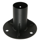 Chain Link Fence Pole Floor Flange Base Flange Heavy Solid Fence Post Concrete Mount for Holding Fence Mailbox Flag Round Posts 52mm / 2.0in