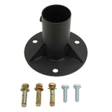 Chain Link Fence Pole Floor Flange Base Flange Heavy Solid Fence Post Concrete Mount for Holding Fence Mailbox Flag Round Posts 65mm / 2.6in In Australia - Darrahopens