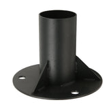 Chain Link Fence Pole Floor Flange Base Flange Heavy Solid Fence Post Concrete Mount for Holding Fence Mailbox Flag Round Posts 65mm / 2.6in