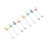 8PCS Fake Dragonfly Clip Waterproof Outdoor 3D Dragonfly Garden Decorative Clips Home Patio Ornaments Crafts
