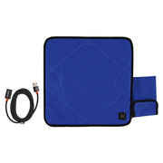 Portable Heated Seat Cushion Adjustable Temperature USB Heating Seat Cushion for Autumn Winter Camping Fishing Sapphire Blue In Australia - Darrahopens