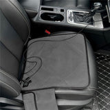 USB Heated Seat Cushion Adjustable Lightweight Heated Stadium Cushion for Camping Fishing Home Office Deep Gray