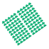 100pcs Greenhouse Clamps Film Row Cover Netting Tunnel Hoop Clip Frame Shading Net Rod Clip Greenhouse Film Clamps 8mm / 0.3in