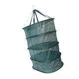 4 Layer Herb Drying Rack with U Shaped Zipper Dark Green Foldable High Elastic Fine Mesh Plant Drying Rack Net for Herbs Plants Seeds In Australia - Darrahopens
