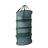 4 Layer Herb Drying Rack with U Shaped Zipper Dark Green Foldable High Elastic Fine Mesh Plant Drying Rack Net for Herbs Plants Seeds In Australia - Darrahopens