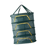4 Layer Herb Drying Rack with U Shaped Zipper Dark Green Foldable High Elastic Fine Mesh Plant Drying Rack Net for Herbs Plants Seeds In Australia - Darrahopens