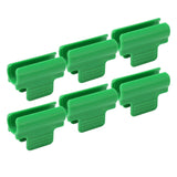 100 PCS Garden Shed Clamps Plastic Stable Versatile Film Shading Net Clips for Greenhouse 16mm/0.63in