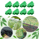 100 PCS Garden Shed Clamps Plastic Stable Versatile Film Shading Net Clips for Greenhouse 16mm/0.63in