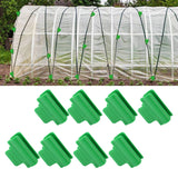 100 PCS Garden Shed Clamps Plastic Stable Versatile Film Shading Net Clips for Greenhouse 16mm/0.63in