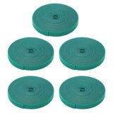 5 Rolls Plant Tie Reusable Cuttable Self Adhesive Hook and Loop Wrap Nylon Garden Strap Tree Tie for Plant Support Straightening Dark Green In Australia - Darrahopens